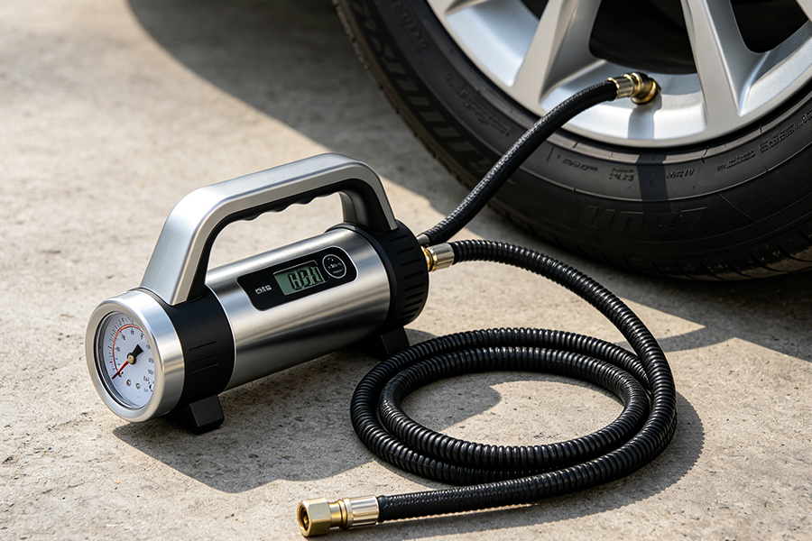 Nafukovač automobilových pneumatík